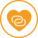 linked heart icon